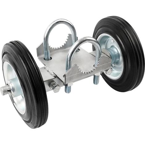 Supports universels de roue de portail pour balançoire coulissante en métal et maillon de chaîne, construction en métal robuste, porte-roues roulantes de grande capacité (1/5)