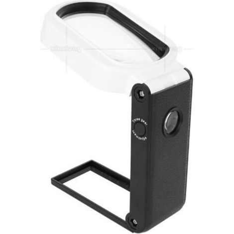 25x 10x Reading Magnifier Lighted Magnifying Glass Foldable Handheld Magnifier 7 LED Standing Reading Magnifier Multifunctional Lighted Magnifier for Seniors, Children, Jewelers, Reading (1/5)