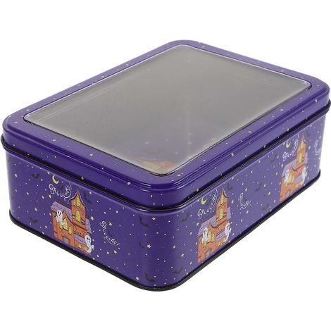 Boîte à bonbons vintage pour Halloween, compatible avec les enfants, dimensions 18,60 x 13,30 x 6,70 cm. 1 lot. (1/5)
