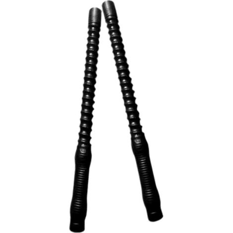 Lot de 2 barres de musculation en acier de 50 cm, idéales pour l'entraînement. (1/4)