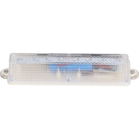 Ortviai Ruban d'alarme solaire avec 8 LED haute luminosité, étanche et portable – rouge et bleu (1/5)