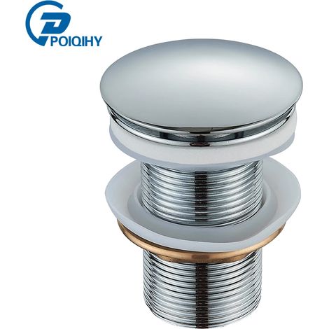 (Chrome C)Bathroom Basin Sink Pop Up Drain Waste Stopper Bathroom Faucet Accessories Brass Chrome/Rose Gold/Brushed Gold Basin Sink Drain (1/4)