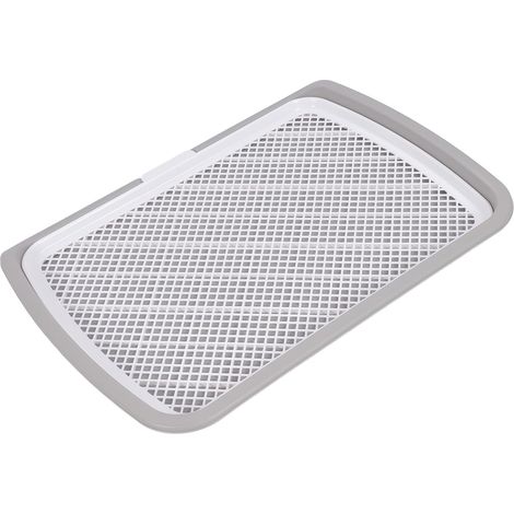 Bac à Litière pour Chien, Plateau de Pot pour Chien, Dressage de Toilettes pour Chien, Support pour Pipi, Support pour Pipi pour Chiot, Plateau en Maille, Plateau de Toilette (1/5)