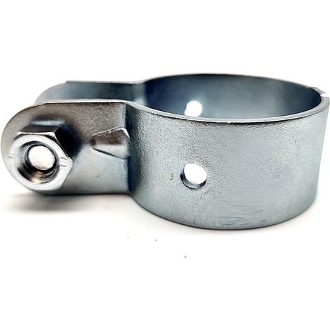 Clamp of Tightening Post 60mm  Pack 10  Diameter 60mm  Clamp of Tightening Metal  Accessory Galvanized  for Cloture and Posts, Fastening Spacers the Post Cloture (1/5)