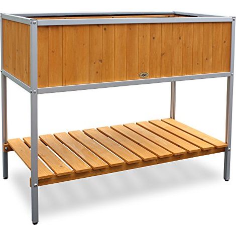 Habau sollevato Letto con Telaio in Alluminio, Colore Giallo (1/3)