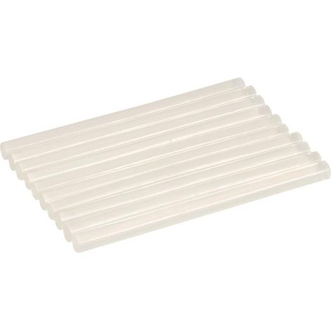 STECCHE DI COLLA PER PISTOLA A CALDO MISURA 7,2 X 100 MM SILVERLINE 10 PEZZI (1/3)