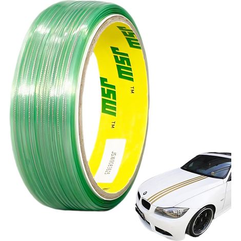 5M Ruban de Découpe en Vinyle, Ruban Adhésif pour Carrosserie Automobile, Protection de Peinture, Découpe Précise et Sans Rayure, Flexible et Facile à Utiliser (1/5)