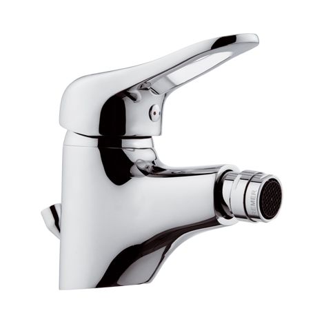 Rubinetto bidet con aeratore direzionabile e scarico in plastica remer - serie kiss (1/2)