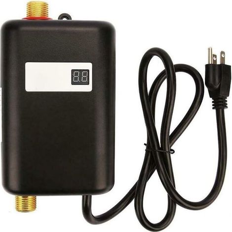 Durchlauferhitzer 3000 W – Kompakte Abmessungen 24 x 15,5 x 14,5 cm – Wasserdicht nach IPX4 – Für Küche und Bad (1/5)