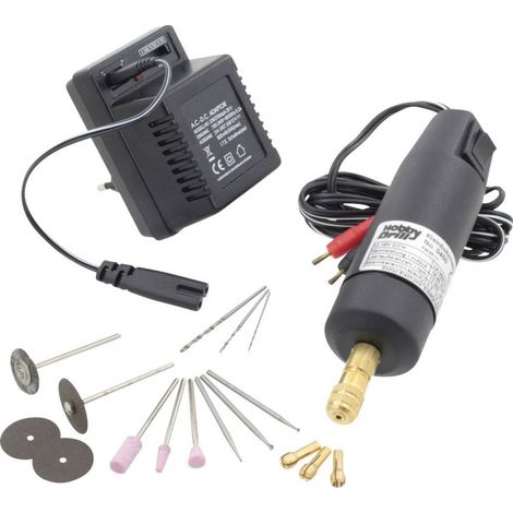 Donau Elektronik 0400V1 Multiutensile elettrico incl. accessori 19 parti 45 W