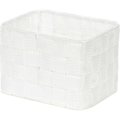 Compactor Tex Cesto Organizer Multiuso, Bianco, Struttura In Metallo, 19 x 14 x 13 cm, RAN6881 (1/4)