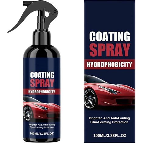 Spray de scellement de peinture de voiture, hydrophobe brillant, longue durée, 100 ml, pour berline, camion, camping-car, moto, scooter, ATV, atelier de traitement à la maison et au garage (1/5)