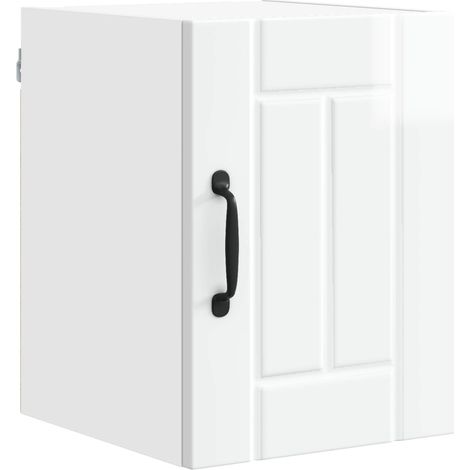 Maison Exclusive - Meuble mural LUCCA Blanc brillant 30 x 31 x 40 cm (1/5)
