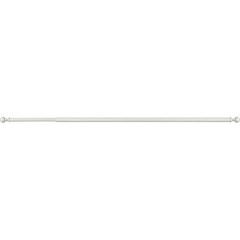 astina per tendine alluminio bianca terminale a palla estensibile da 40 a 60 cm