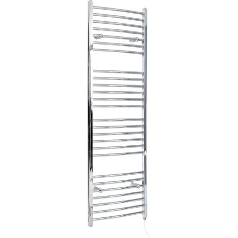Hudson Reed Kent - Sèche-Serviettes Design Électrique Moderne Incurvé - Chromé  - 180 cm x 59.8 cm