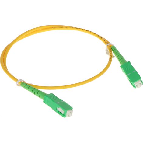 Cable de conexión monomodo PC-SC-APC/SC-APC-0.5 de 0,5 m