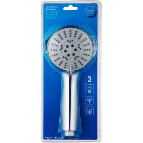 Maniglia doccia Luena con 3 funzioni e diametro 10cm