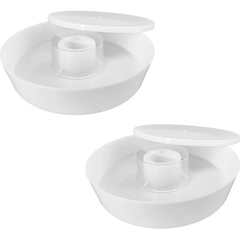 2X Mangeoire à Eau pour Abeilles, Ronde Abreuvoir à Abeilles Rapide pour Apiculture, Distributeur d'eau pour Abeilles, Alimentation Abeille, Nourrisseur Abeilles Équipement Apicole Outil d'apiculteur