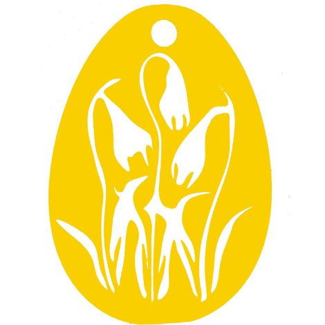 8. Ciondolo a forma di uovo di Pasqua traforato con meccanismo a molla. (1/3)