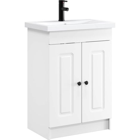 Bathroom Furniture Set White 56 x 37.5 x 81 cm Engineered Wood vidaXL