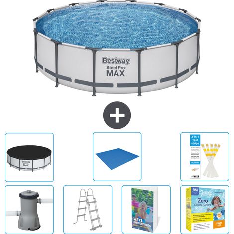 Bestway Piscina Bestway Steel Pro MAX Rotonda - 427x122 cm - 8-pezzi  S546 (1/4)