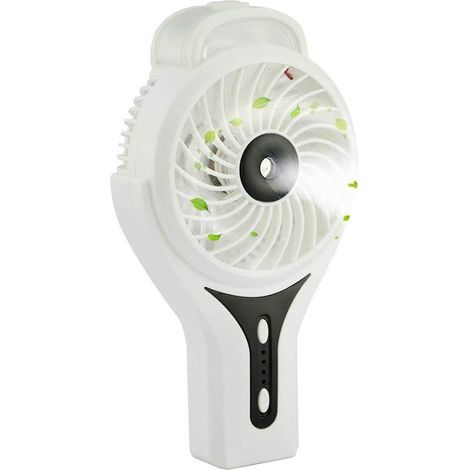 Mini ventilateur brumisateur USB portable avec humidificateur à brume rafraîchissante personnel et batterie rechargeable pour la maison (blanc) (1/5)