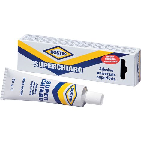 Bostik colla tubetto superchiaro trasparente tubo da gr 125 incollare bricolage (1/10)