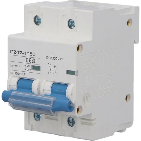 Disjoncteur 10KA 2P Professionnel Sectionneur DC pour Système Solaire PV DC500V D100 100A (1/5)