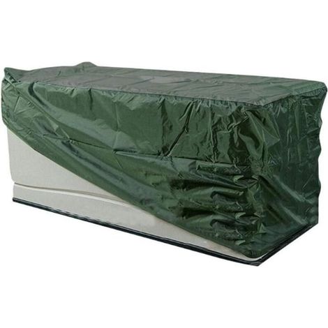 Housse de protection pour mobilier de jardin, Oxford 210D, imperméable et anti-poussière (vert, 123 x 62 x 55 cm) (1/3)