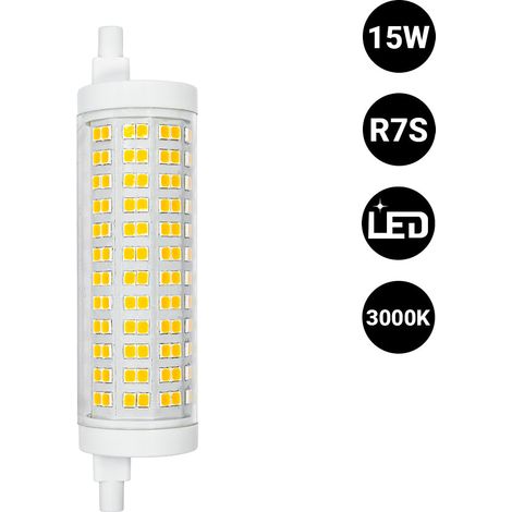 Lampadina LED R7S - 118mm - 2200lm - 15W - Bianco Caldo