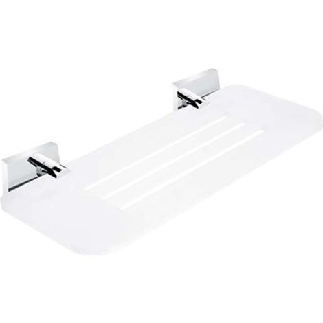 Nimco Keira - Mensola IXI, lunghezza, 30 cm, plexiglas opaco/cromo KE X330-26 (1/2)