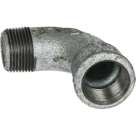 Raccord en fonte malléable coude court 3/4’’ FF/FM