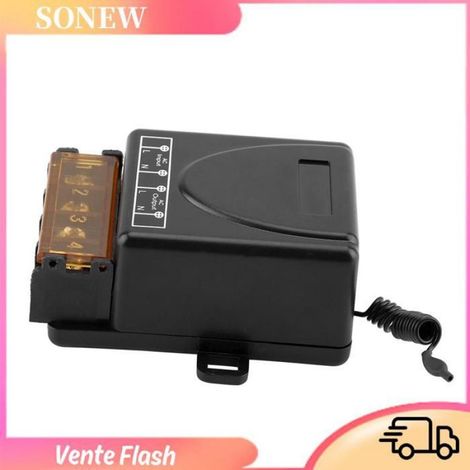 Commutateur Sans Fil - Relais 3000 W - AC80-250 V DC12-72 V - Portée 50-100 M - 433 MHz - Pour Portes Automatiques Fenêtres Équipements De Levage - 1 Pièce (1/5)