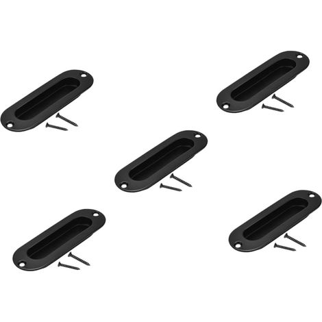 Lot de 5 poignées porte coulissantes en acier inoxydable, design simple et pratique pour les (1/5)