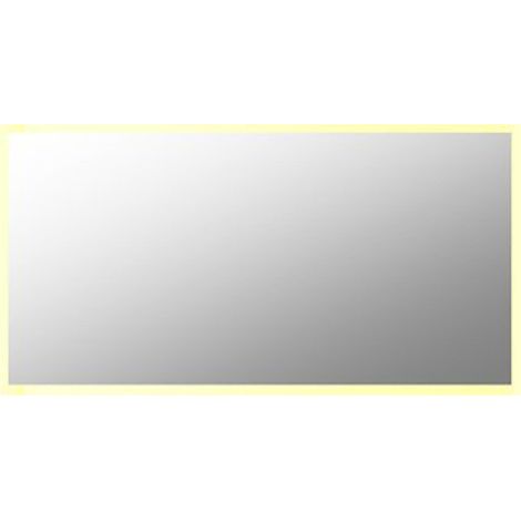 Plieger Ambi miroir avec éclairage LED indirect tout autour + chauffage 160x60cm