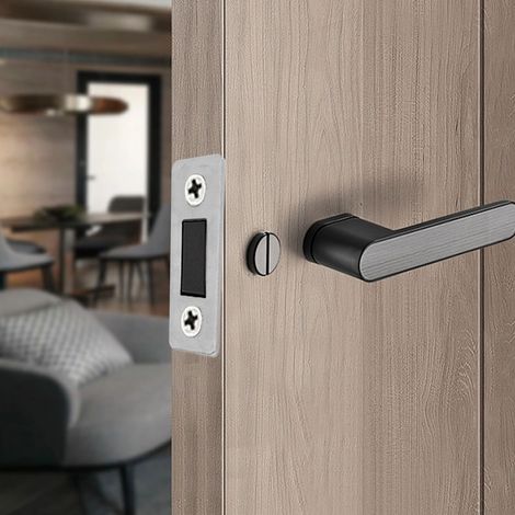 Schranktürstopper, kein Bohren erforderlich, starke magnetische Anziehungskraft, magnetischer Edelstahlkontakt, unsichtbarer Schubladentürstopper aus dünnem Blech (1/5)