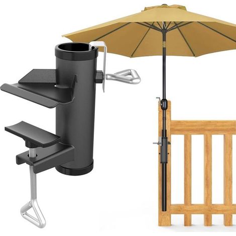 Base per ombrellone da balcone, supporto per ombrellone, adatto per balconi, terrazze, spiagge e lettini prendisole. (1/5)