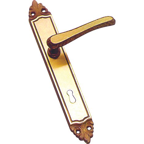 MANIGLIA ATHENA CON PLACCA QUADRO 8  foro Patent 4.00 pz