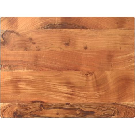 Tischplatte 80x70x2,5 cm Rechteckig Massivholz Akazie
