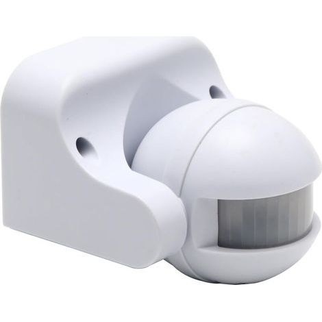 Lntyq 1 pièce Interrupteur de lumière à capteur de Mouvement PIR AC220V-240V, Interrupteur Mural Haute sensibilité pour Utilisation intérieure et extérieure, Plage de détection 12 m à 180 ° (1/5)