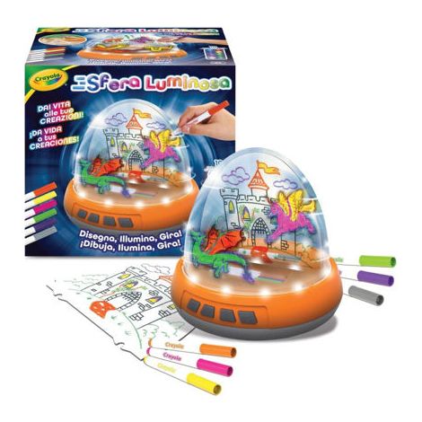 Esfera luminosa crayola