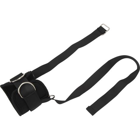 Lot de 2 haltères avec sangles de cheville en nylon noir léger pour l'entraînement de la force du bas du corps (1/5)