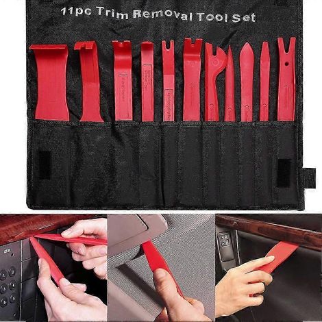 Kit d'outils universel pour le retrait des clips de garniture de porte, de fenêtre et de revêtement de siège automobile (1/5)