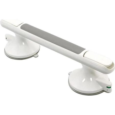 Sicherer Haltegriff für die Dusche mit starkem Saugnapf – 30 cm langer Haltegriff ohne Bohren für Badewanne und Duschkabine (1/5)