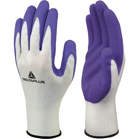 GANTS DELTA PLUS TRICOT POLYESTER - PAUME ENDUITE MOUSSE LATEX TAILLE 7 - DPVV733VL07 T10 (1/4)