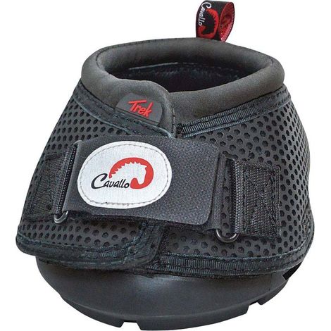 6, Noir: Simple Boot Trek 2 ferrements pour chevaux avec fermeture tearjaw simple sur le devant (1/3)