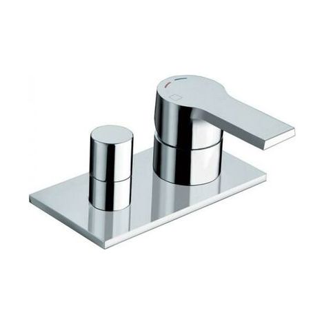 Mitigeur bain douche seul sur gorge Chrome OMEGA - CRISTINA ONDYNA OG12951 (1/4)