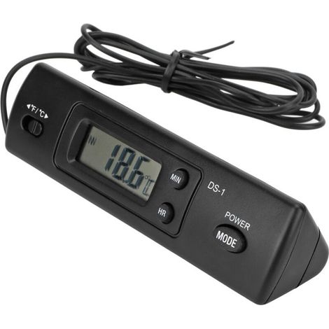 Horloges de température de voiture, horloge électronique numérique professionnelle anti-âge fiable résistante à l'usure pour véhicule. (1/5)