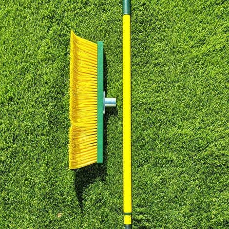Agco – Balai cantonnier pour gazon synthétique – Poils doux et résistants – Nettoyage efficace des débris – Entretien pelouse artificielle