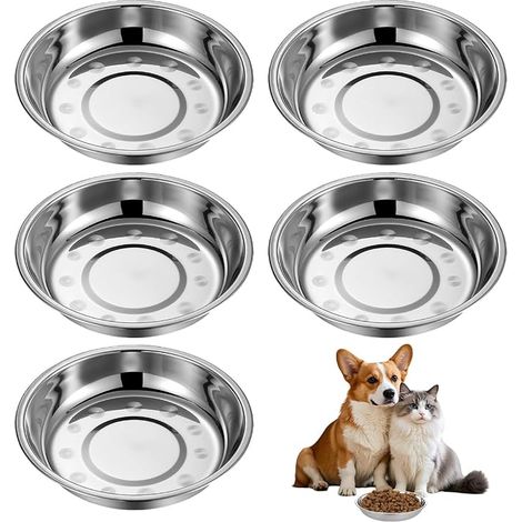 Stainless Steel Cat Bowls (1/5)